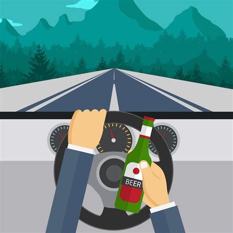 drinking and driving clipart